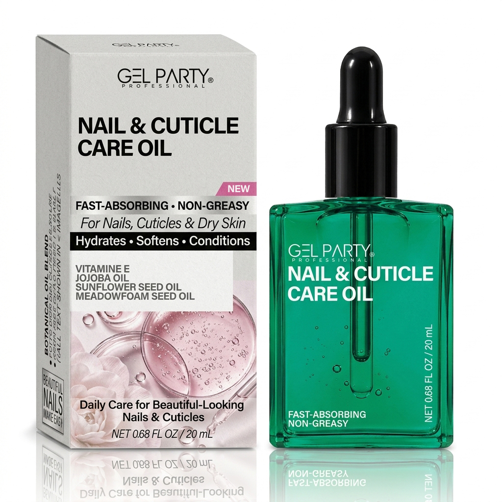 GEL PARTY Cedarwood Nail & Cuticle Care Oil – 20 mL